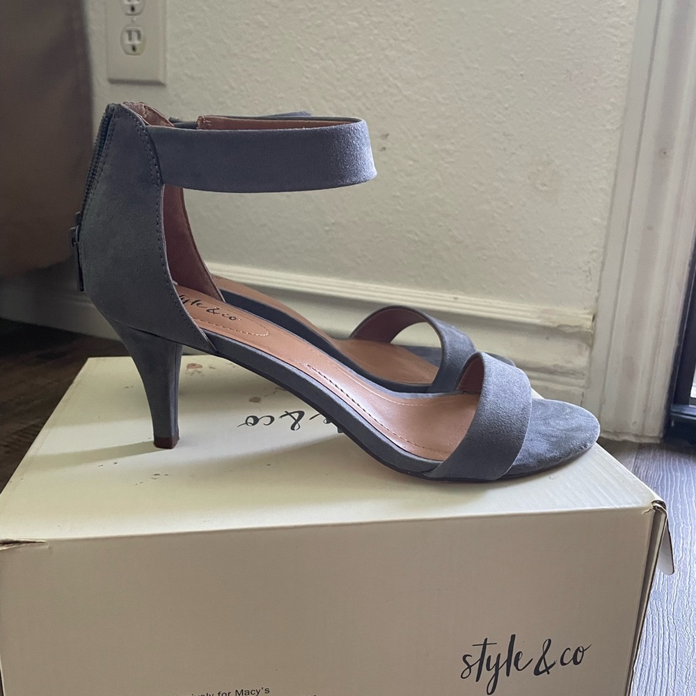 Blue heels